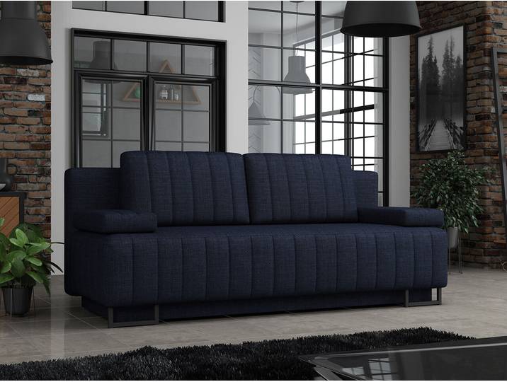 MIRJAN24 Schlafsofa Laguna, Sofa mit Bettkasten und Schlaffunktion, Schlafcouch (Farbe: Lux 34)