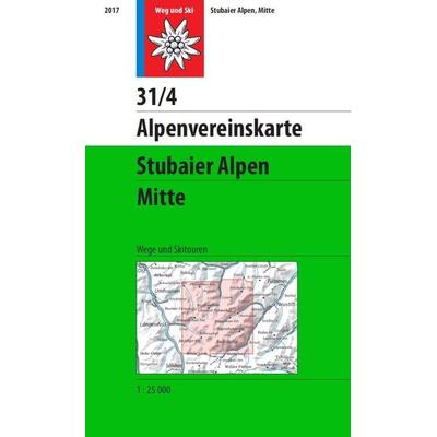Stubaier Alpen, Mitte, Sonstige von , Deutscher Alpenverein, 978-3-937530-79-6