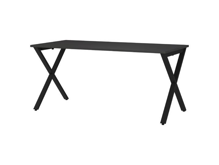 Schreibtisch Tivolo 160cm Grau/Graphit X-Form