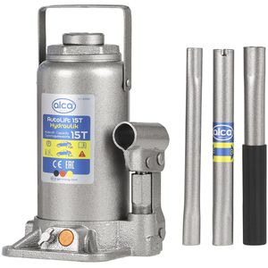 Alca Stempelwagenheber 433150, Hubhöhe 225-425 mm, hydraulisch, Tragkraft 15t
