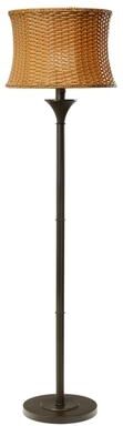 "River of Goods Pocologan 59.5-inch Outdoor and Indoor Basket-weave Floor Lamp - 16.25""L x 16.25""W x 59.5""H"