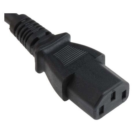 RS PRO Netzkabel Schwarz 3m, IEC C13 / GB BS1363 / (3 m) (1230957)