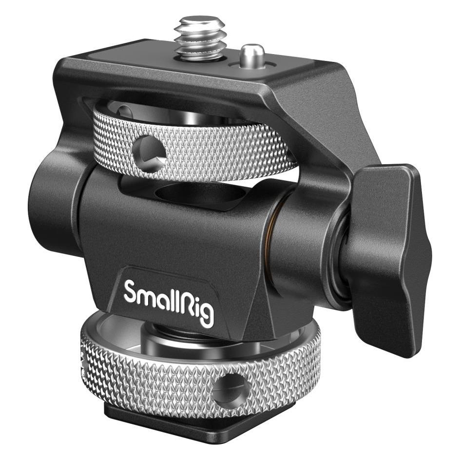 SmallRig Swivel and Tilt Adjustable Monitor Mount with Cold Shoe Mount (Monitor Zubehör) (2905B)