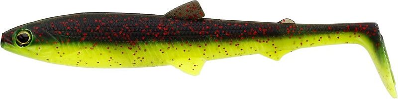 Westin Bullteez Shadtail-12,5 Cm.-Black/chartreuse
