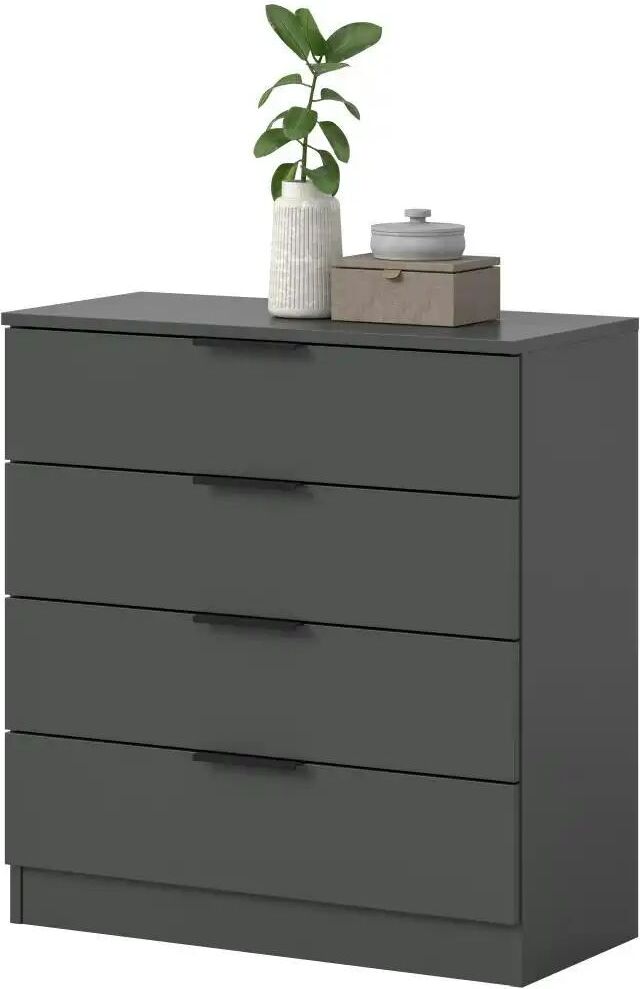 Höffner Kommode  Kopenhagen ¦ grau ¦ Maße (cm): B: 74 H: 80