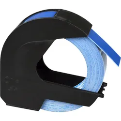 Dymo Prägeband 520106 (S0898140) weiß auf blau 9mm x 3m