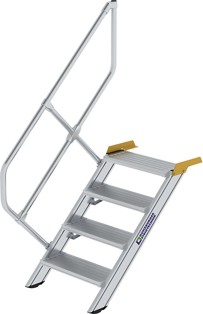 Industrietreppe, Alu-Stufen, Stufenbreite 800 mm, 4 Stufen MUNK