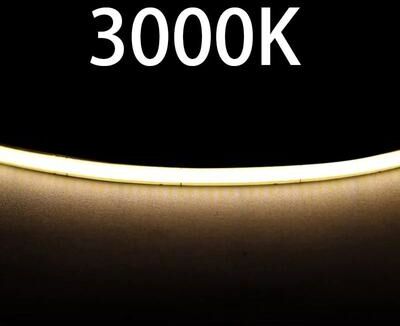 Uplifted Finds OCONA Super Thin 4 Mm Multi Color COB LED Strip Light 3 M 5 Mm 12 V 400 Led 3000 K