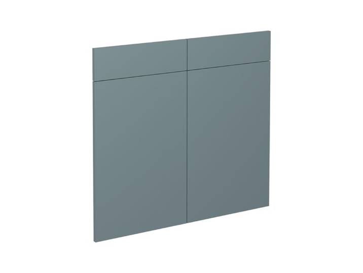 Façade de cuisine R-Line 79.2x70.8cm façade de meuble pour meuble bas à tiroirs Bleu-gris Vicco 40933