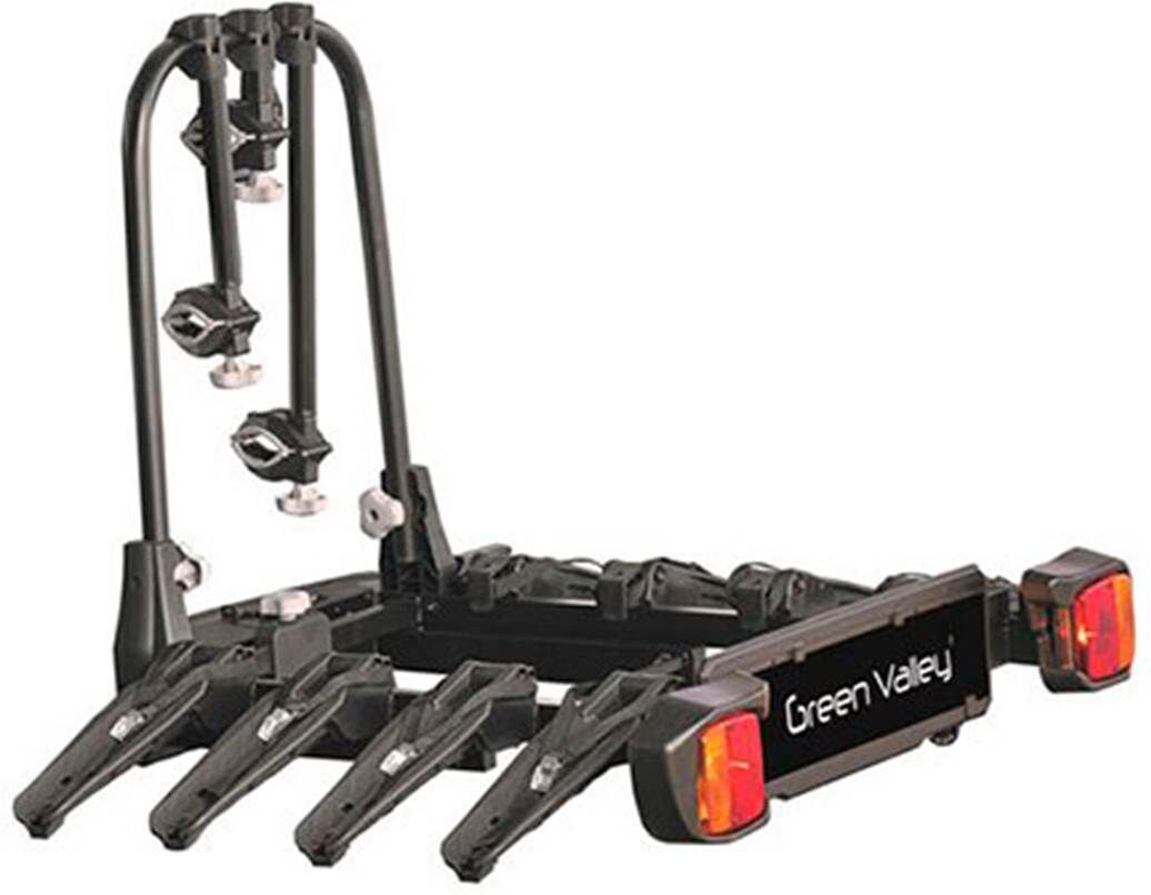 Suporte para bicicletas para 4 bicicletas Green Valley evasion 4-ball