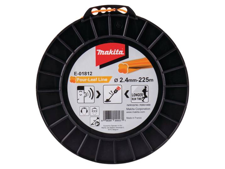 Fil nylon Trèfle torsadé MAKITA E-01812 2\,4mm x 225m