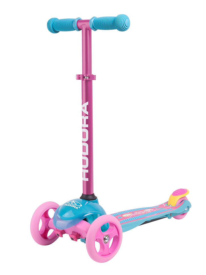 Hudora Scooter "Flitzkids 2.0" in Blau/ Pink - ab 3 Jahren - onesize