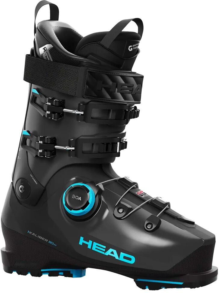 Head  - Kaliber 110 Mv Gw Boa Anthracite Speedblue - 30-30.5 - Chaussures de Ski