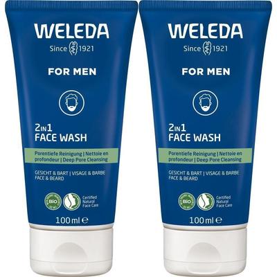 Weleda For Men 2in1 Face Wash 2x 2x100 ml Seife