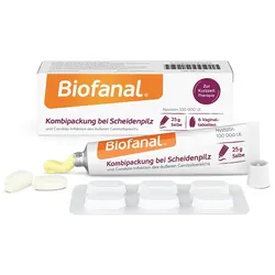 BIOFANAL Kombipackung b.Scheidenpilz Vagtab.+Salbe 1 P