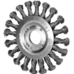 TYROLIT Rundbürsten DxBxLxH 115x11x23x22,2 Für Stahl, Form: 1RDZ - (Rundbürste), Art. 34276001