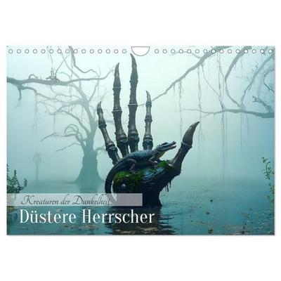 Kreaturen der Dunkelheit - Düstere Herrscher (Wandkalender 2027 DIN A4 quer), CALVENDO Monatskalender