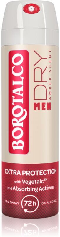 Borotalco MEN Dry Deodorant Spray 72h Duft Amber 150 ml