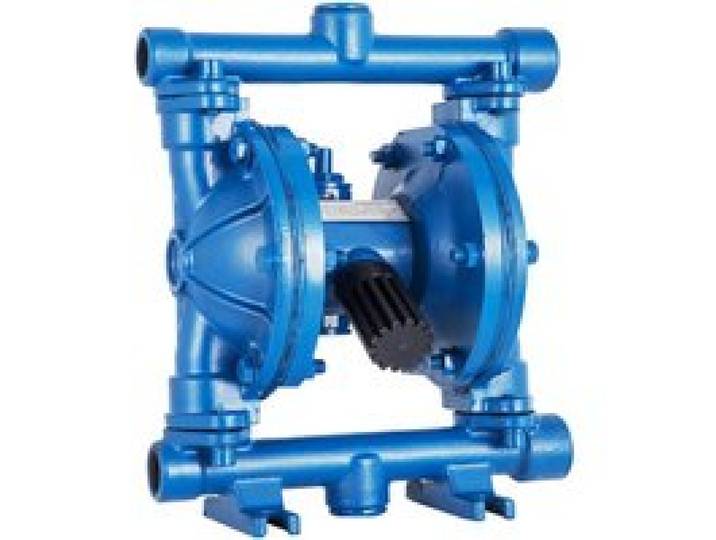 VEVOR Luftbetriebene Doppelmembranpumpe, 1/2 Zoll Einlass und Auslass, Gehäuse aus Gusseisen, 11.4L/min(3GPM) und max. 90 PSI, pneumatische Nitrilmembran-Transferpumpe für Erdöl, Diesel, Öl und Flüssigkeiten mit niedriger Viskosität