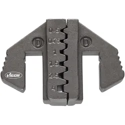 VIGOR Crimp-Einsatz D: für Aderendhülsen mit und ohne Kragen von 0,5  4,0 mm2, V2499-D