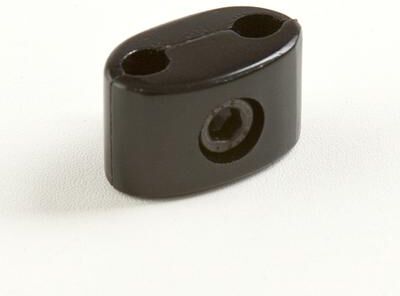 Econoco - CBLK7 - Black Any Angle Deluxe Grid Panel Connector Sold in Pack of 200