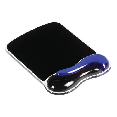 Kensington Duo Gel Mauspad mit Handgelenkauflage 62401 Blau, Schwarz