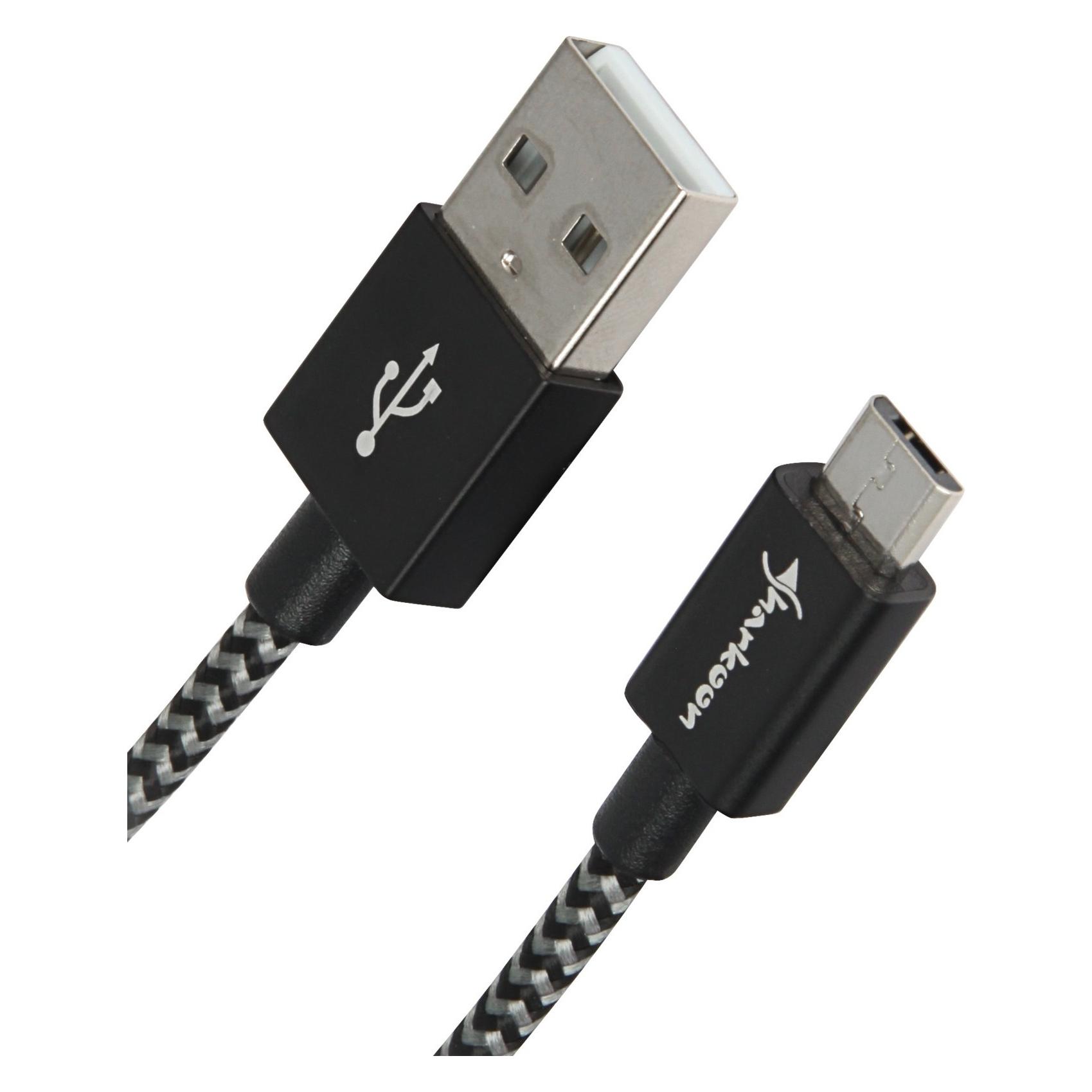 Sharkoon USB A - Micro USB B (3 m, USB 2.0) (4044951027026)