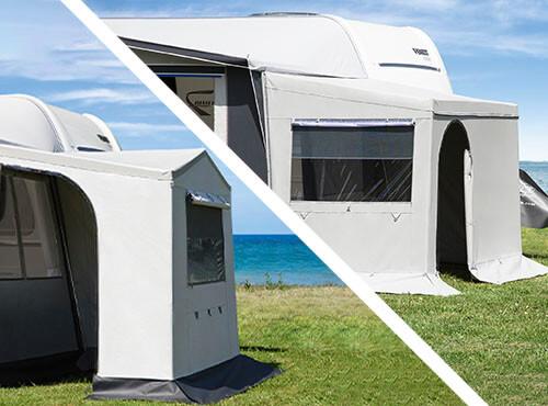DWT Giebeldach-Erker 145x230cm (BxT) - Anbauzelt - Fahrradgarage - Abstellraum