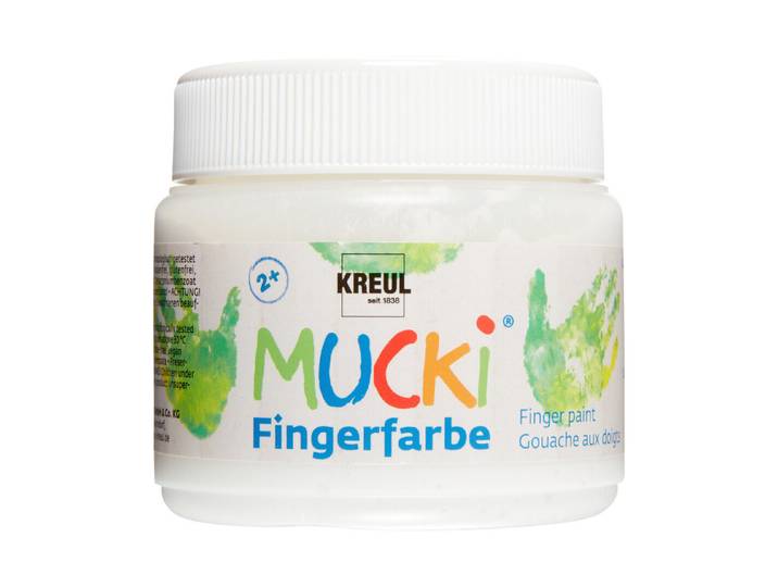 Kreul Mucki Fingerfarbe Weiss 150 ml