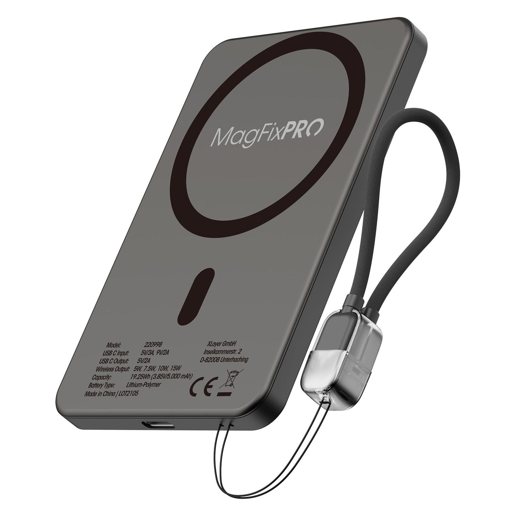 Xlayer MagFix Pro Ultra Slim (5.000mAh) (5000 mAh, 15 W) (220998)