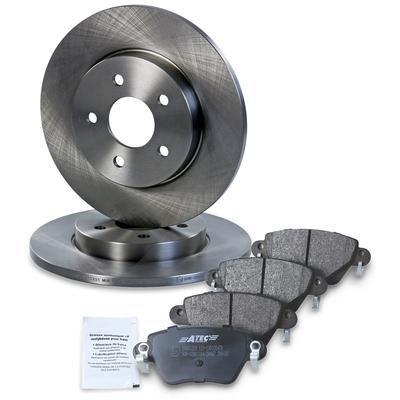Bestprice Satz Bremsscheiben + Bremsbeläge Hinterachse [Hersteller-Nr. 10601223] für Ford, Jaguar