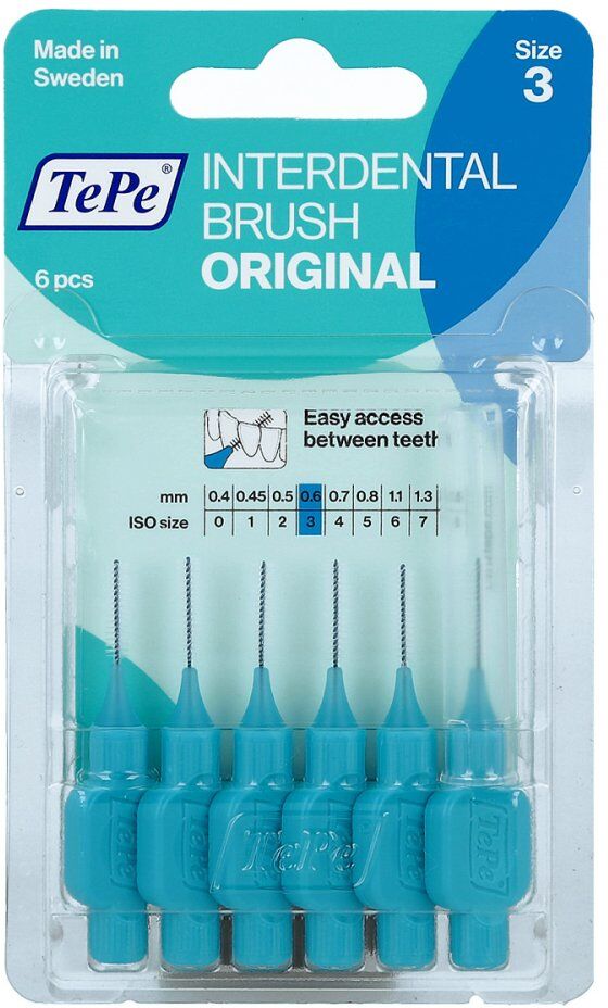 Tepe Interdentalbürste 0,6mm blau