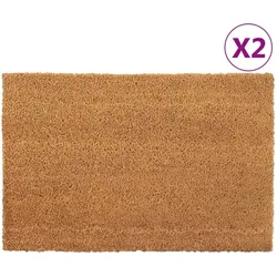 vidaXL, Fussmatte, Hornried (2 Stück) (60 x 40 cm)
