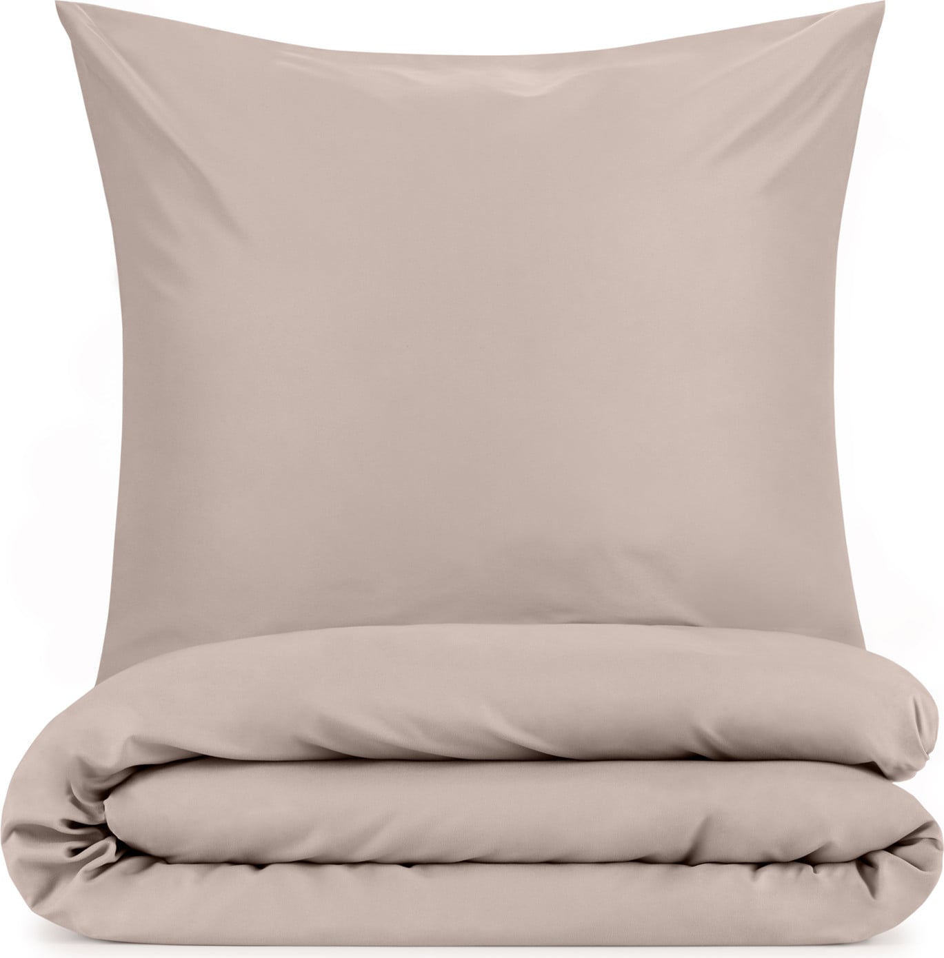 Blumtal Beddengoedset van Microvezel met Lakens en Kussensloop, Taupe, 2-delig