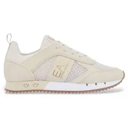 EA7 Unisex. 7X000334_AF18610 Nova beige Trainer (41 1/3), Wohnung, Schnürsenkel, Lässig