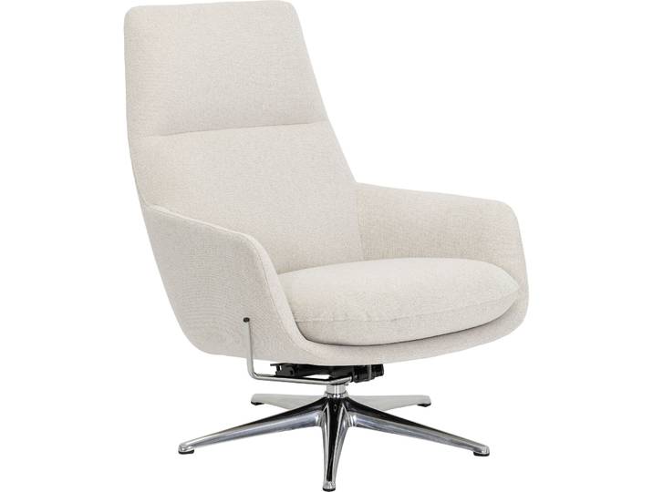 Relaxsessel Serina Beige Polyester T 95 B 75 H 103 cm - Relaxsessel