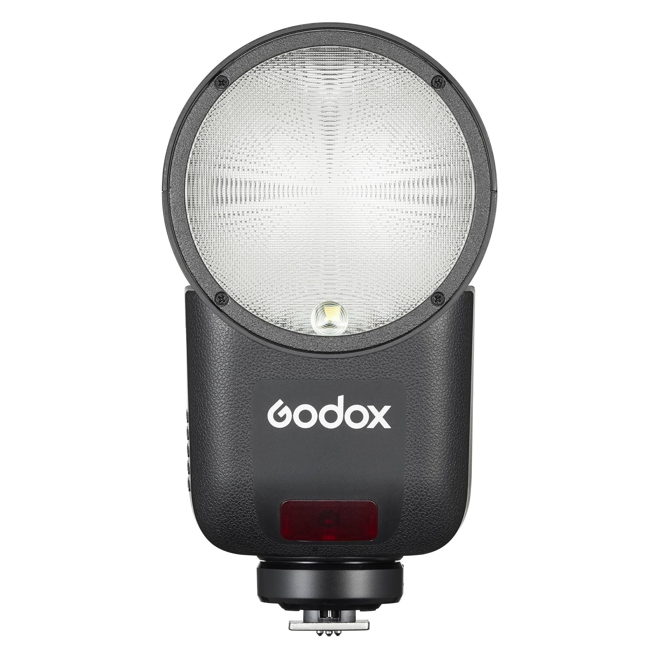 Godox V1mid F - Round head flash with battery for Fujifilm (Aufsteckblitz, Fujifilm) (V1MID F)