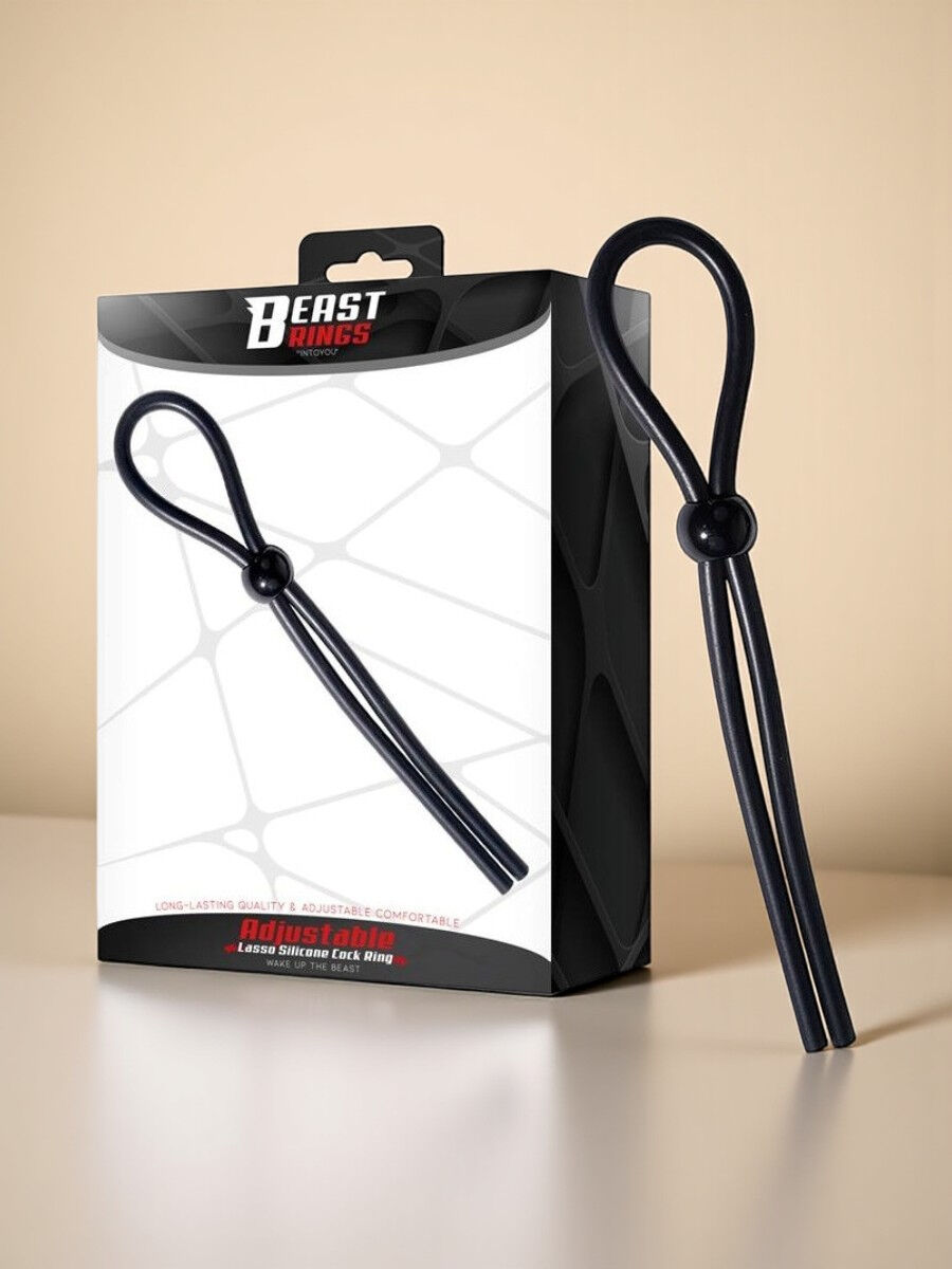 BEAST RINGS Anneau pénien ajustable en silicone doux et flexible