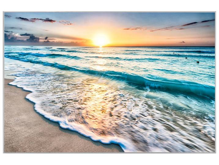 Bild mit Rahmen Wellen am Strand image LAND