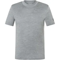 Super Natural, Herren, Funktionsshirt, Casual Rib Bio J (XL), Grau