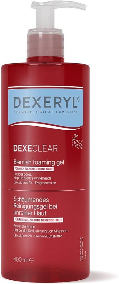 Dexeryl Dexeclear schäumendes Reinigungsgel bei unreiner Haut