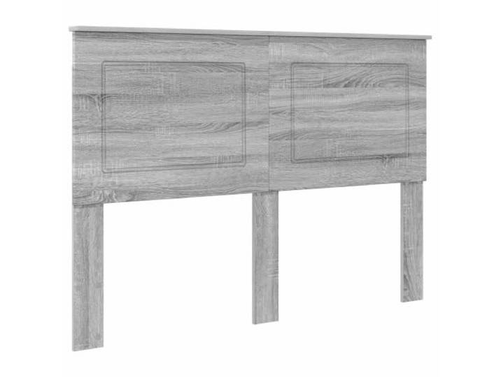 Makastle Kopfteil Graues Sonoma Holzwerkstoff 153x100 cm Wandmontage