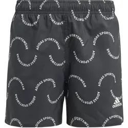 ADIDAS Kinder Badeshorts Sportswear Wave Print CLX Kids, Größe 128 in Grau Grau