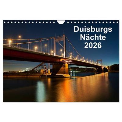 Duisburgs Nächte (Wandkalender 2026 DIN A4 quer), CALVENDO Monatskalender