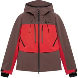 Oakley Damen Shell Jacke Kendall RC Dark Umber / Hibicus Red - L - L