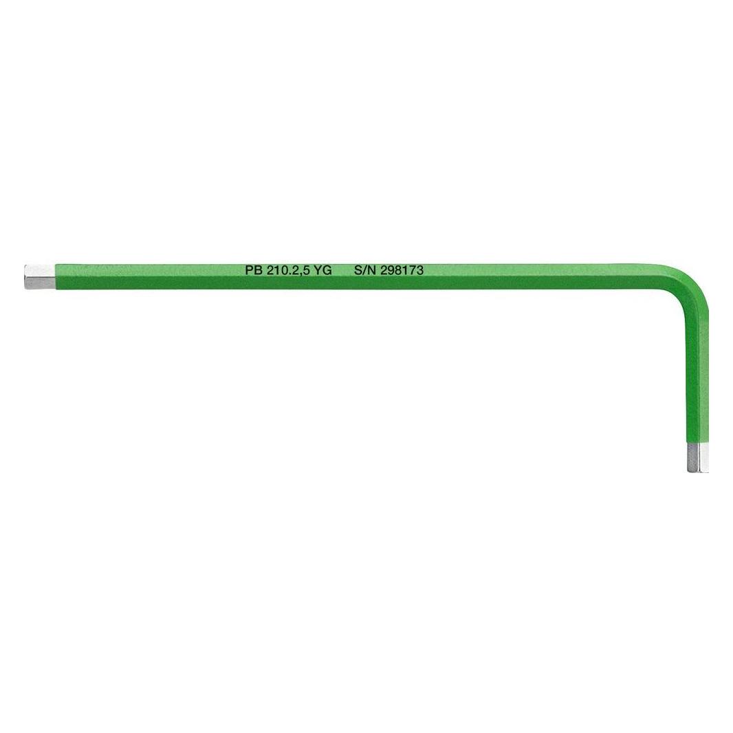 PB Swiss Tools Innensechskantschlüssel PB 210.2,5 YG (PB 210 2,5 YG)