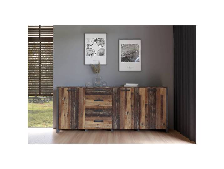 Enfilade II 206 x 86 x 42cm Marron