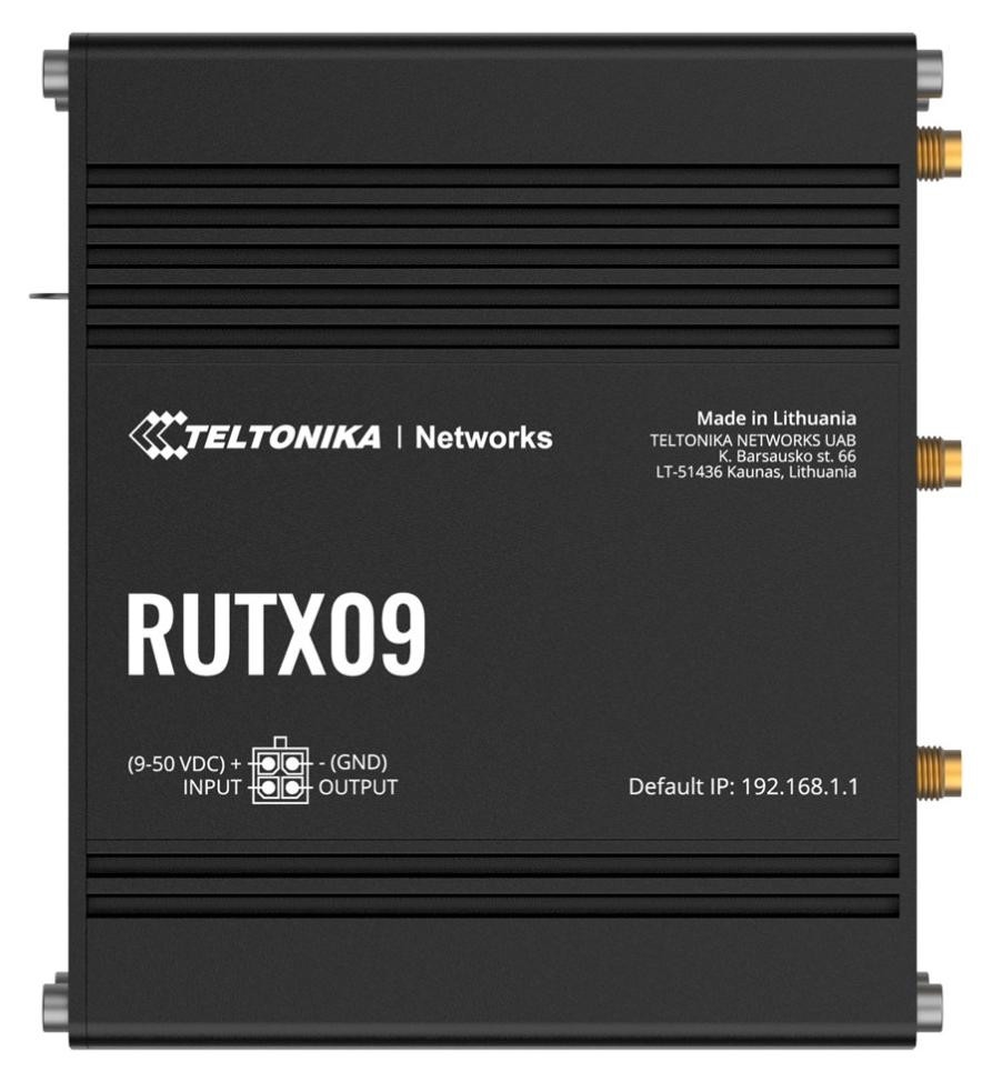 Teltonika RUTX09 Draadloze router met WWAN-switch en 4 poorten