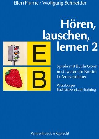 Ellen Plume - Hören, lauschen, lernen 2. Spiele mit Buchstaben und Lauten für Kinder im Vorschulalter. Würzburger Buchstaben-Laut-Training. Arbeitsbuch - Preis vom 06.10.2026 07:26:00 h