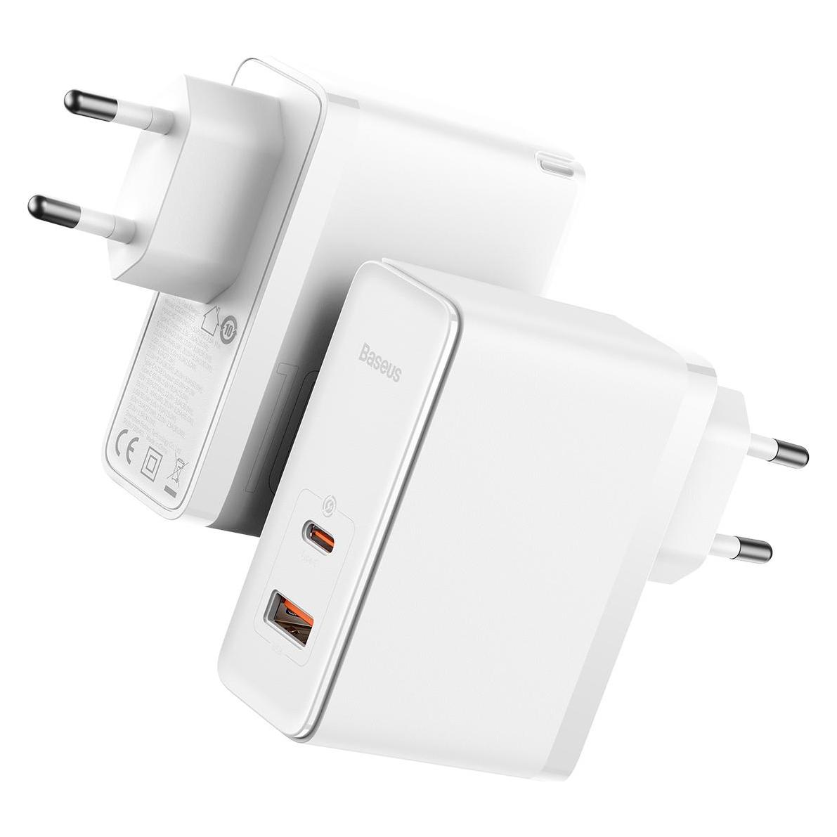 Baseus 100W GaN5 Pro Fast Charger (100 W, 2 Ports) (CCGP090202)